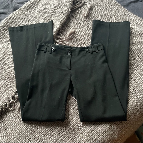 Black Bell-Bottom Dress Pants - Picture 2 of 7